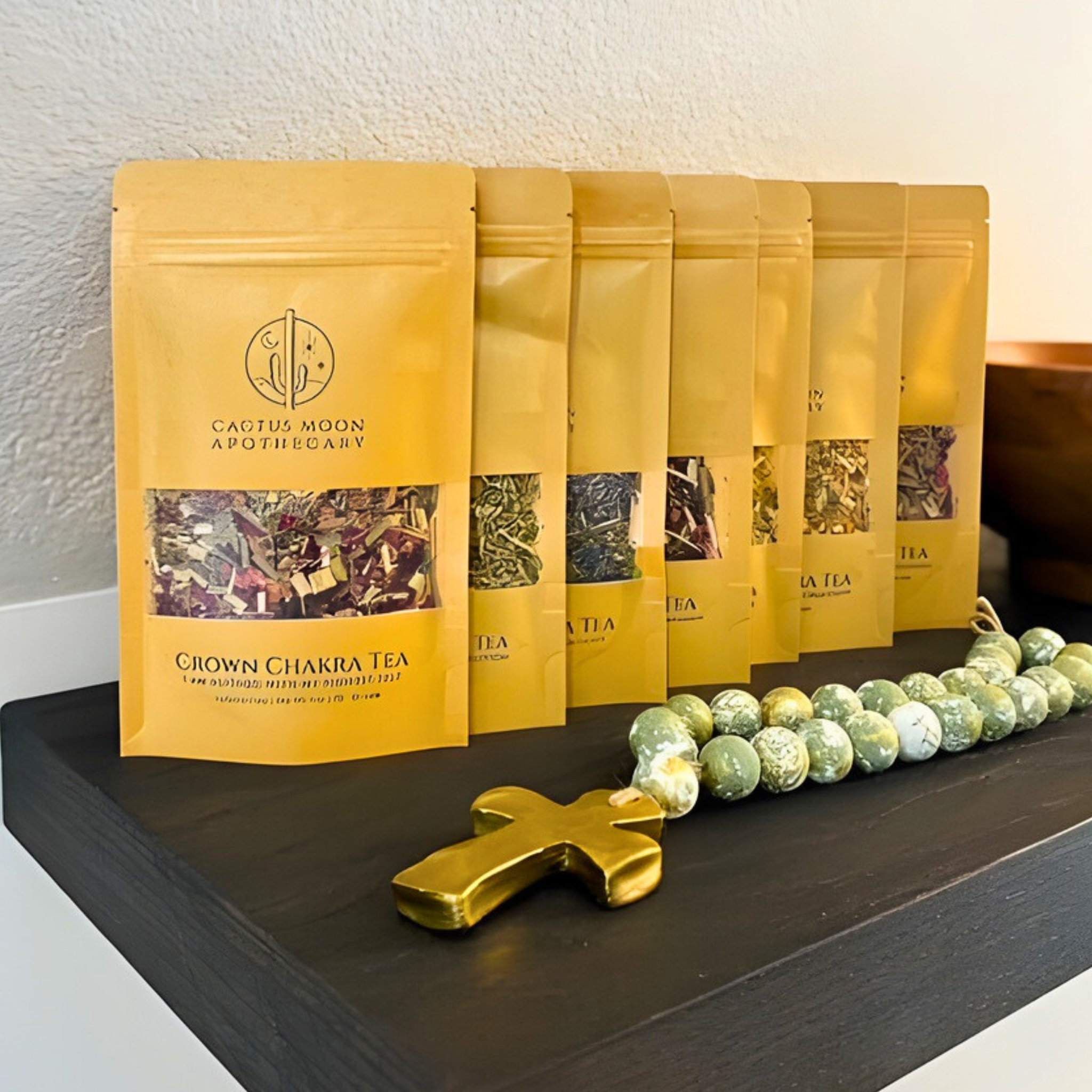 7 Chakra Teas Set 111 group