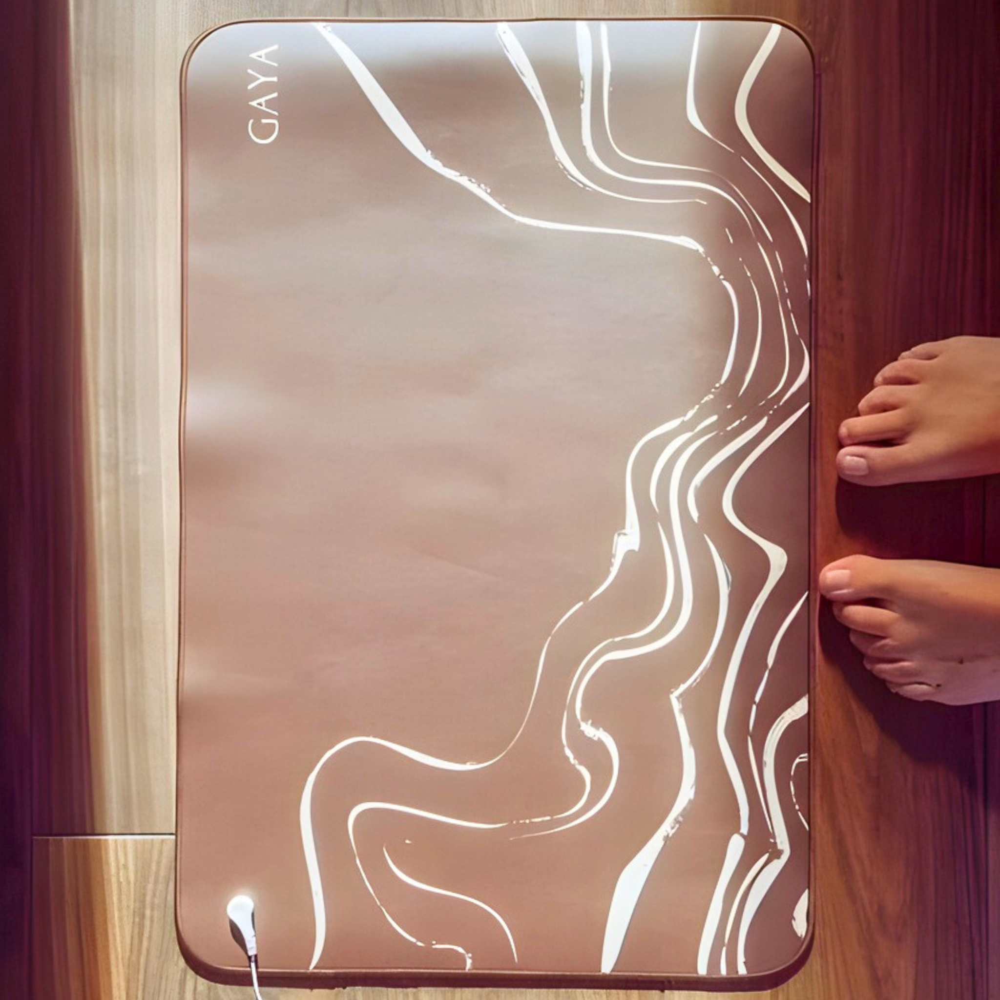 Grounding Mat - Brown & White